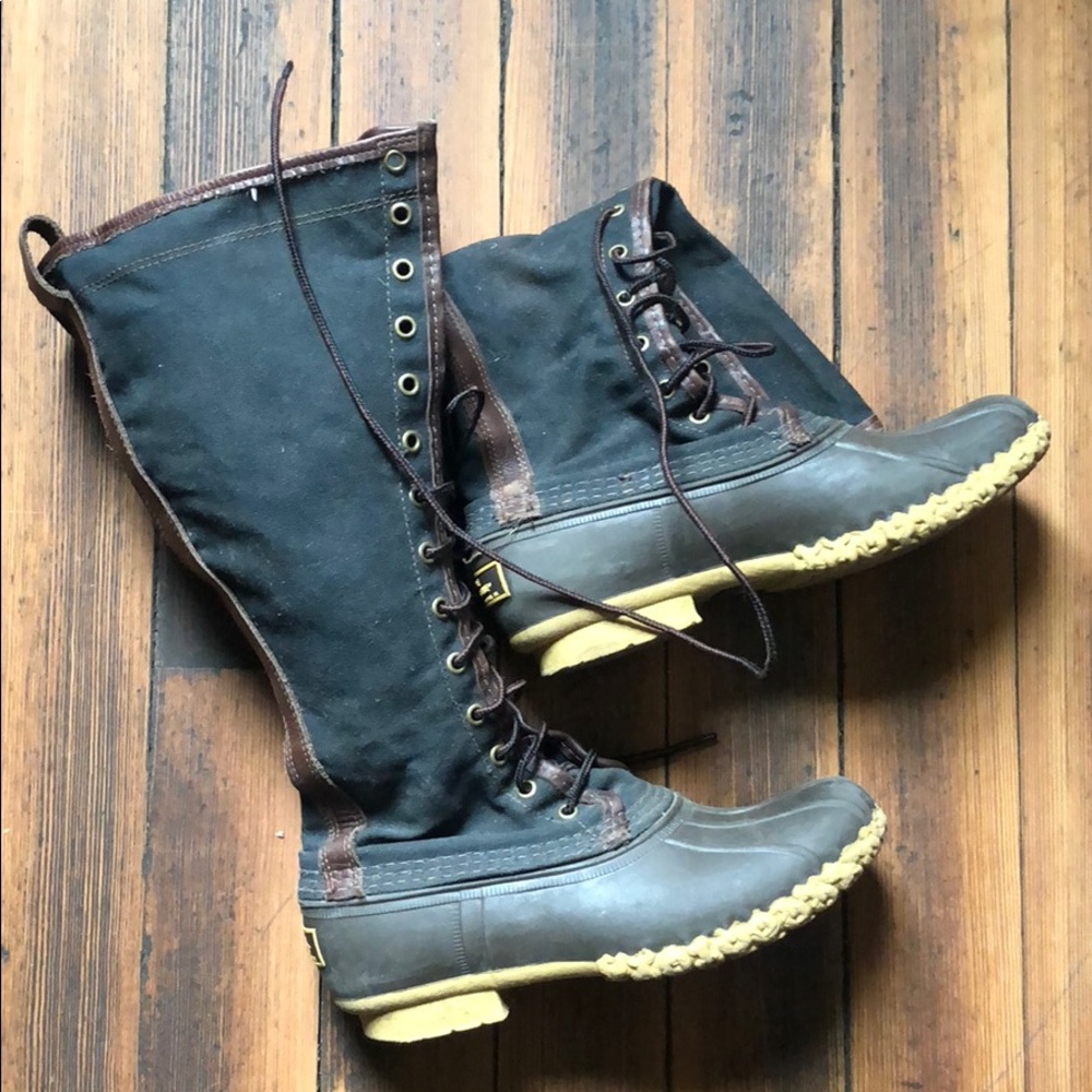 Women's Waxed-Canvas Maine Hunting Shoe, 16" 7M